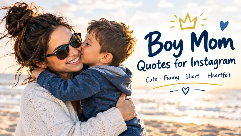 Boy Mom Quotes for Instagram