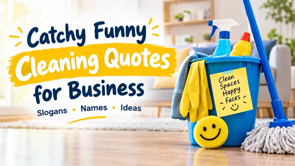 Catchy Funny Cleaning Quotes for Business