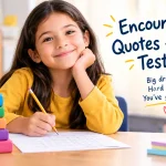 Encouraging Quotes for Kids Testing