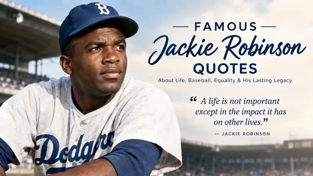 Famous Jackie Robinson Quotes