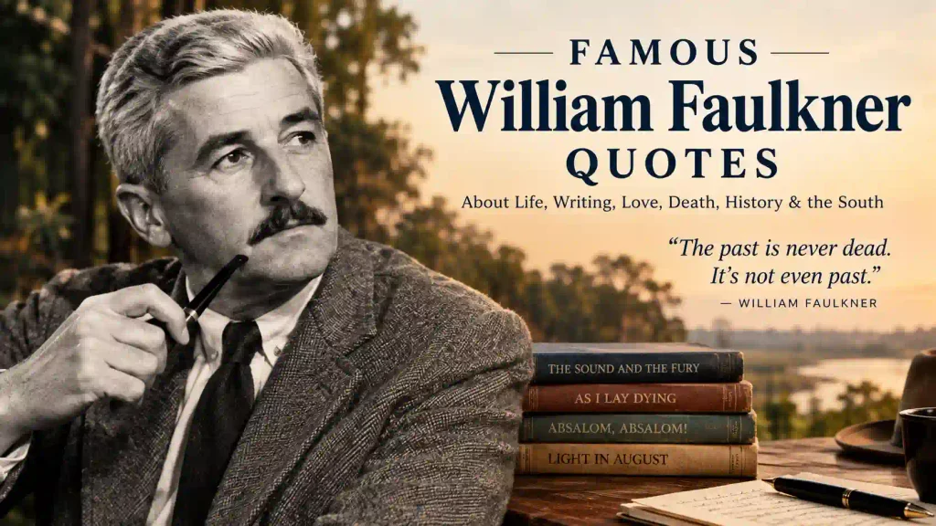 30 Famous William Faulkner Quotes About Life, Writing & History