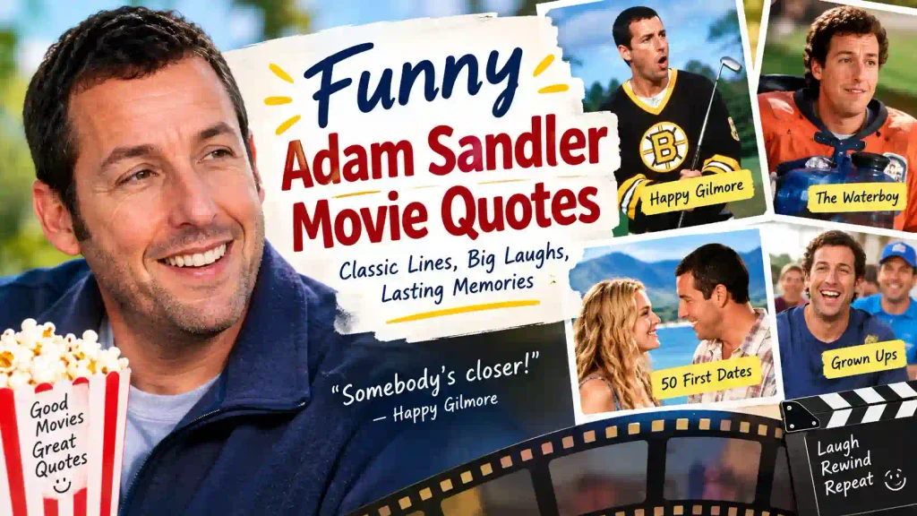 Funny Adam Sandler Movie Quotes: Happy Gilmore & More