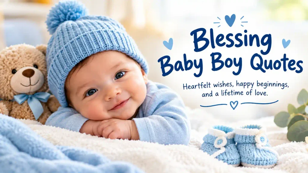 Heartfelt Blessing Baby Boy Quotes