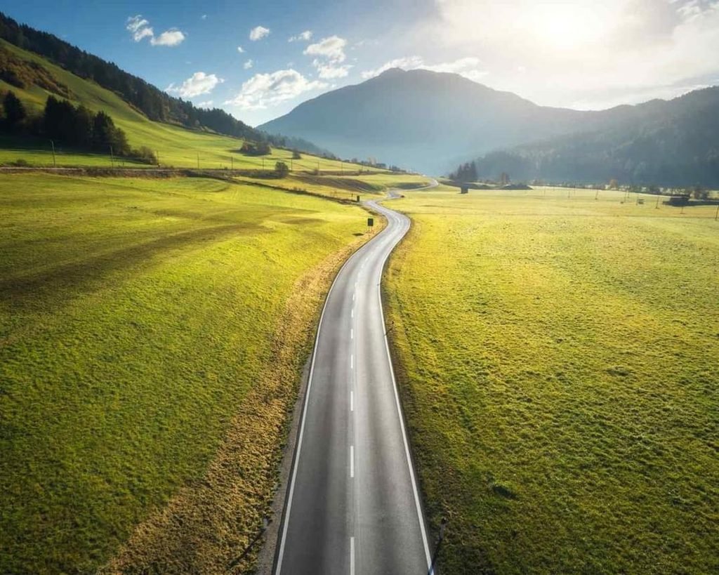 For road and travel photos