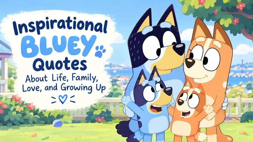 Inspirational Bluey Quotes