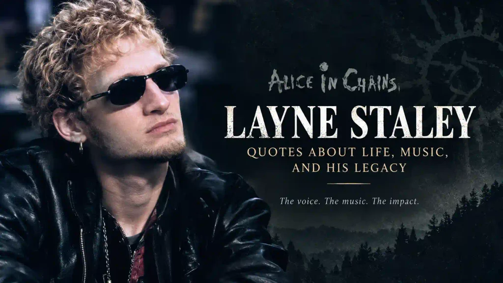 Layne Staley Quotes About Life, Music, and Addiction